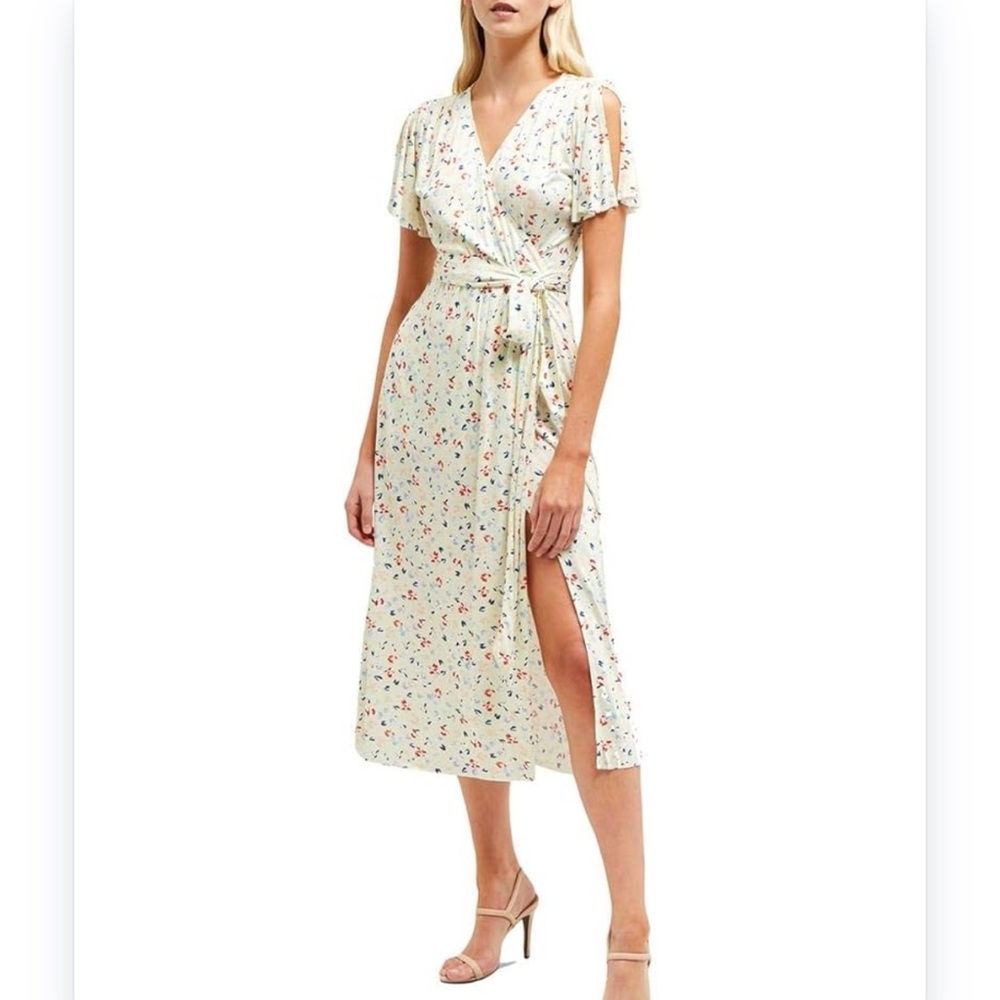 NWT Super Lemon Multi Floral Midi Dress